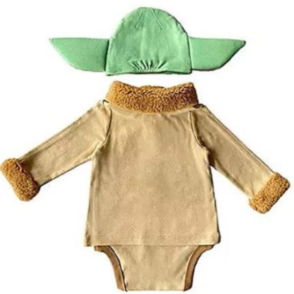 The Child Baby Yoda Costume Bodysuit - Picture 2 of 4